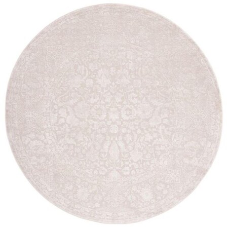 Safavieh 11 x 15 ft. Reflection 667D Power Loomed Round Area Rug; Cream & Ivory RFT667D-1115